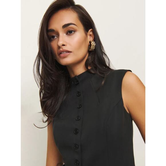 Reformation Lottie Vest Black - Picture 5 of 12